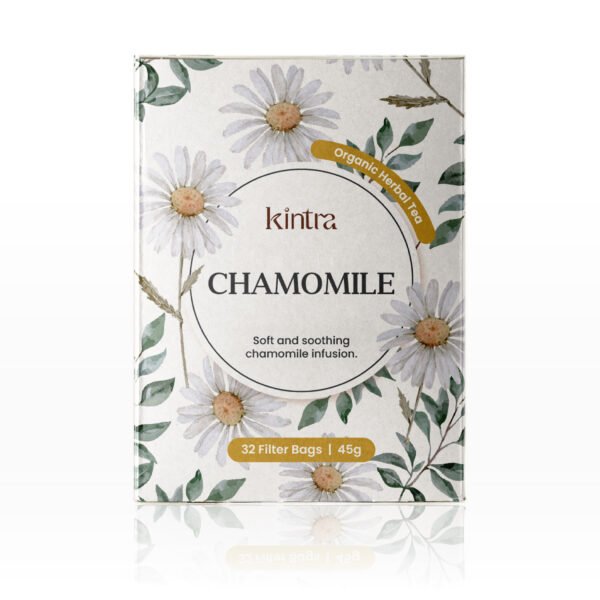 Kintra Blends Chamomile organic herbal tea filter bags