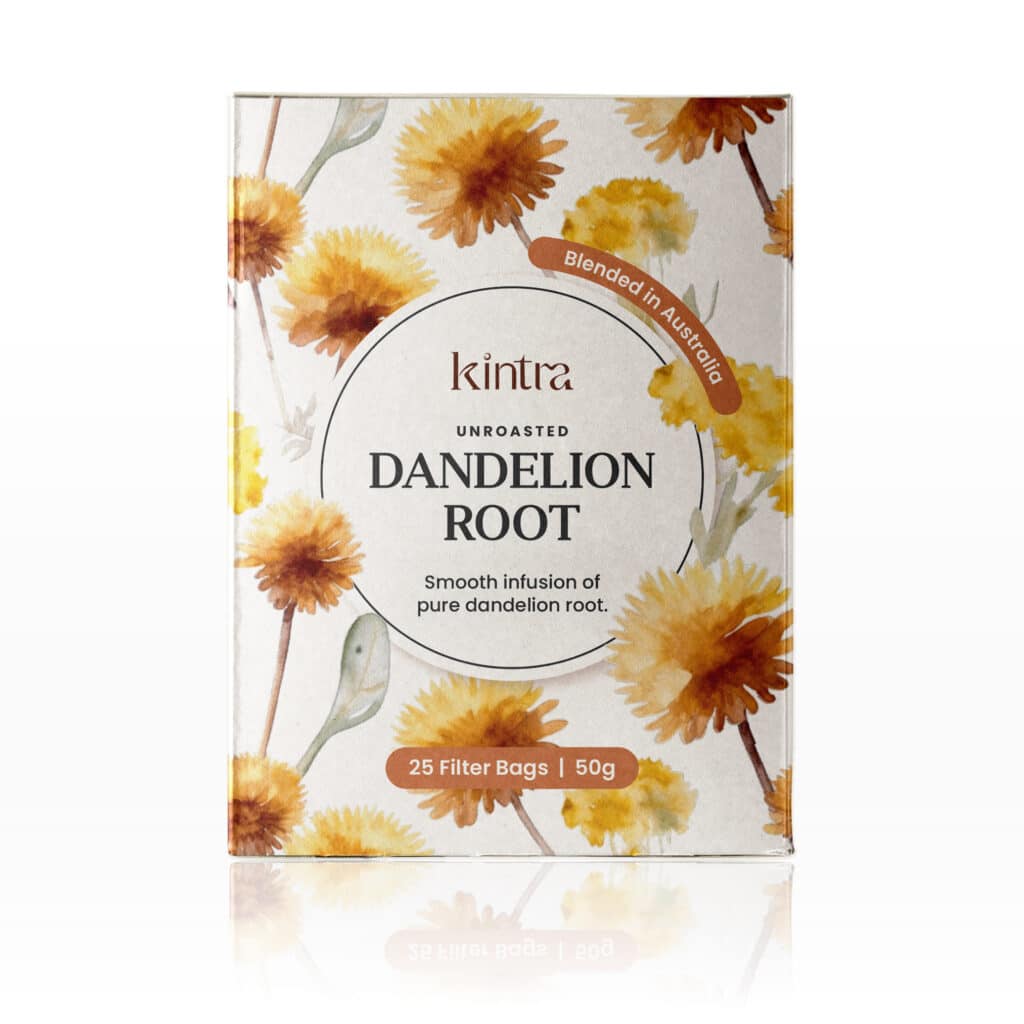 Kintra Blends Dandelion Root herbal tea filter bags